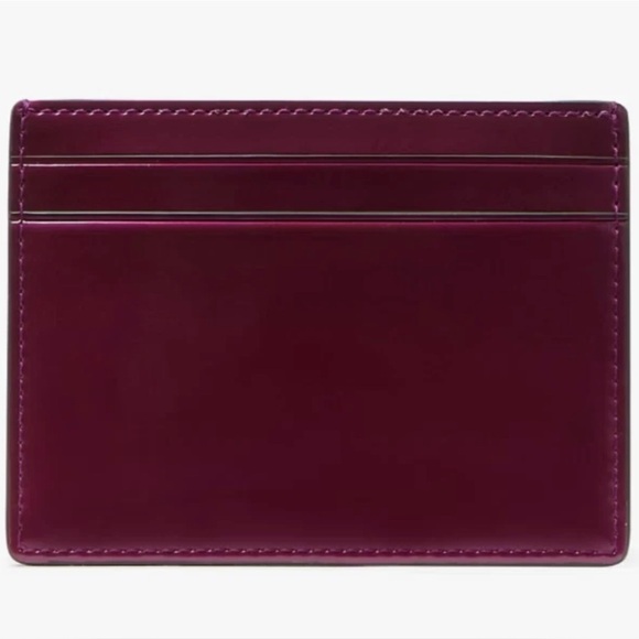 Kate Spade Kenzie Burgundy Card Holder - Picture 3 of 6